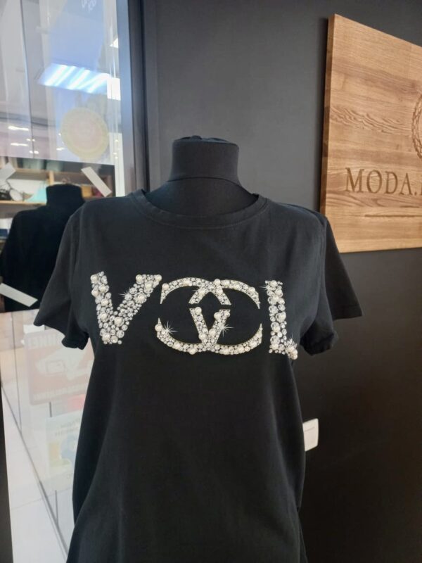 Футболка VICOLO стразы